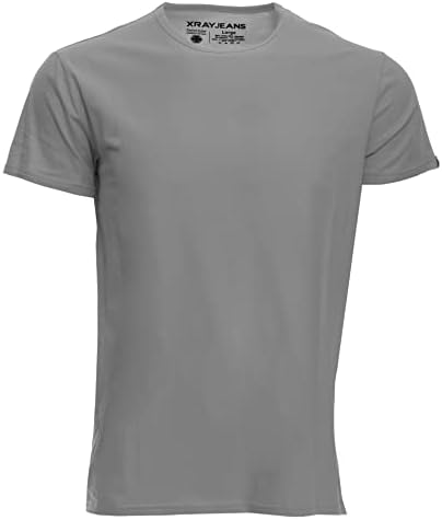 Мъжки t-shirt X RAY от Мек Еластичен памук Slim Fit с къс ръкав и кръгло деколте, Модни и Ежедневни Тениска за Мъже