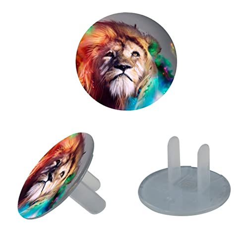 Цветни капачки за ключове от Art Lion, 12 броя В опаковка - Защитни капачки за контакти, за деца – Здрави и устойчиви – Лесно да защитават