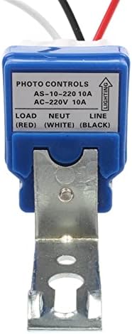 ZAAHH 1 бр. Автоматично включване-изключване на фотоклетка улично прекъсвач за постоянен ток 12 В 24 В 110 220 v 50-60 Hz 10A Сензор фотоконтроля (Размер: AC 220V)
