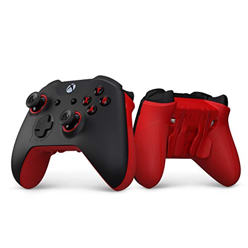 Потребителски контролер на производителността на SCUF Prestige за Xbox One, Xbox Series X | S, персонални КОМПЮТРИ и мобилни устройства - Черен и червен - за Xbox