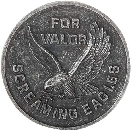 Монета на Повикване на Храбрия на 101-ва въздушнодесантна дивизия на Армията на Съединените Щати Наперен Орли