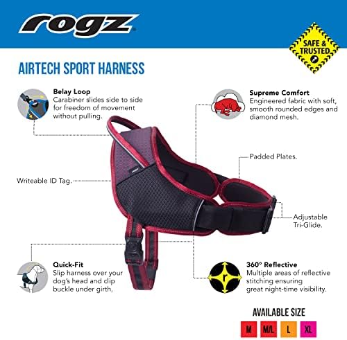 Спортни колани за кучета Rogz AirTech