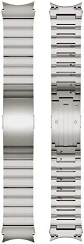 LDFA е Съвместим с Samsung Galaxy Watch 5 Pro 45 мм/4 класически джапанки 42 мм и 46 мм, 20 мм Титан метална каишка за часовник