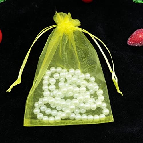 Abaodam Коледни Подаръчни Пакети Прозрачни Подарък пакети 100шт Бижута Чанти на съвсем малък Плодове, Ядки, Бонбони Контейнери Чанти-Организаторите