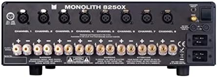 Monolith M8250x 8x200 Вата На канал Многоканален Усилвател за домашно кино клас D с XLR-входа Hypex NC502MP
