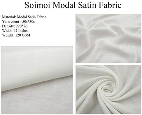 Модальная сатен плат Soimoi шарени и флорални принтом на рубашечной тъкан с ширина от 42 инча
