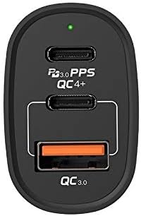 Зарядно за кола за Sony Cyber-Shot DSC-HX80 (зарядно за кола от BoxWave) - зарядно за Кола SwiftCharge PD QC4.0 Plus (60 W), зарядно за кола