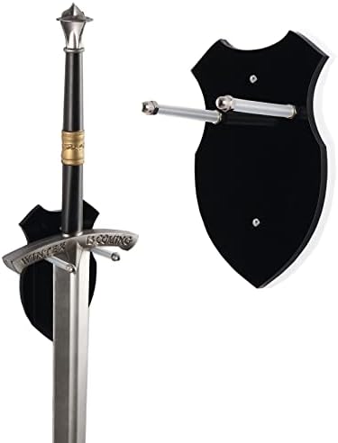 WANLIAN Меч монтиране на стена поставка за ножа, с монтиран на стената кука закачалка за дисплея на монтиране на стена за меча кама брадва оборудват keyblade без меч-вертик