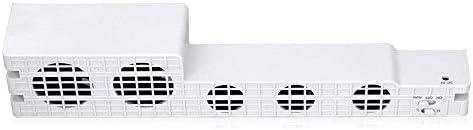 OSTENT 5-Вентиляторный Супер Турбо Регулатор на Температурата на Охлаждащия Вентилатор Cooler Плача за Конзолата на Sony PS4 Pro Цвят Бял