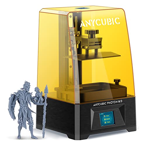 3D-принтер от смола ANYCUBIC Photon M3 + Смола за 3D-принтер ANYCUBIC (прозрачна, 500 г)