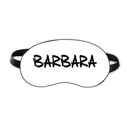 Специално Написано от Ръката на английското Име на BARBARA Sleep Eye Shield Мека Нощна Превръзка На очите, Сянка на Кутията