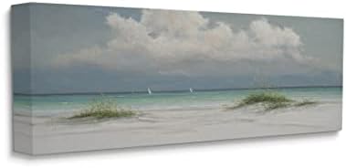 Stupell Industries Надуваеми Облак Плаж Платноходки Платно На Стенно Изкуство, Дизайн Мартин Фиглински