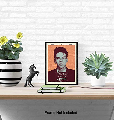 Плакат на Франк Синатра 8x10, Художествена фотография с Речника, Домашен Интериор в стил поп-арт - Модерен Принт на стената