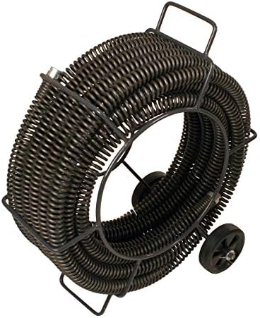 Пречиствател за източване Steel Dragon Tools® 62280 C-11 Змия кабел 1-1/ 4 инча x 60 фута е подходящ за машина за почистване на източване на RIDGID® K1500