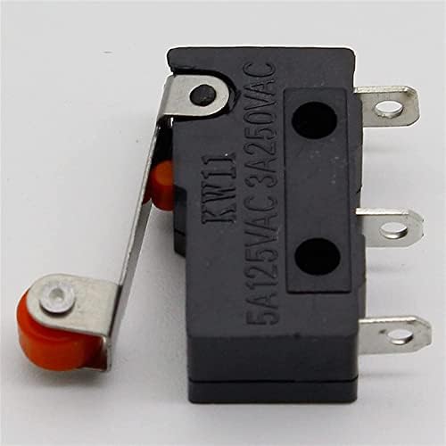 Крайния изключвател SHUBIAO 10 x Сачмен лост с клеммами за печатни платки Micro Limit Normal Close/Open Switch Ключове 5A (Цвят: OneColor)