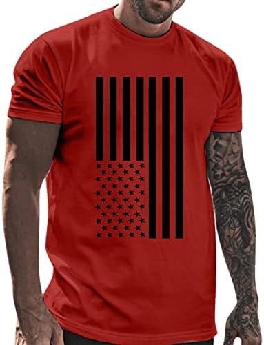 Bmisegm Летни Плажни Ризи за Мъже, Мъжки Пролетно-Летни Ризи за Честването на Деня на Независимостта, Ежедневни Леки Ризи с Дълъг Ръкав