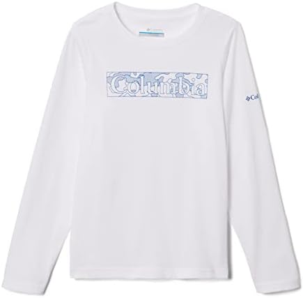 Тениска с графичен дизайн Columbia Boys 'Dobson Pass с дълъг ръкав