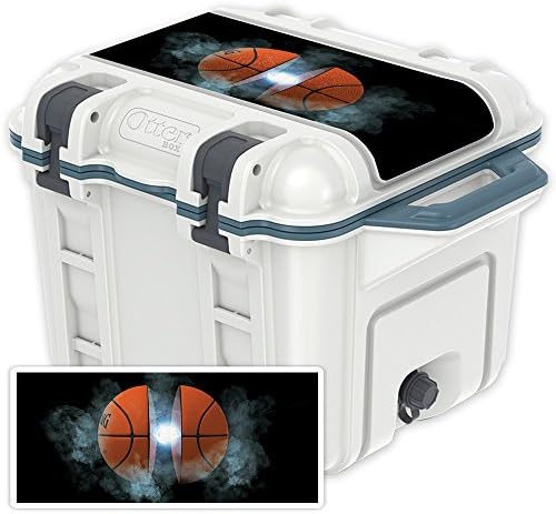 Калъф MightySkins (охладител в комплекта не са включени), Съвместим с капак охладител OtterBox Venture 25 qt - Баскетболна топка