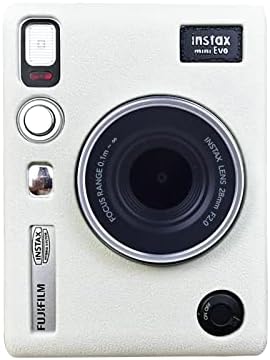 Калъф за фотоапарат Rieibi за Instax Mini EVO - Силиконов Защитен калъф за фотоапарат миг печат Fuji Instax Mini EVO - Мек каучук Лек калъф