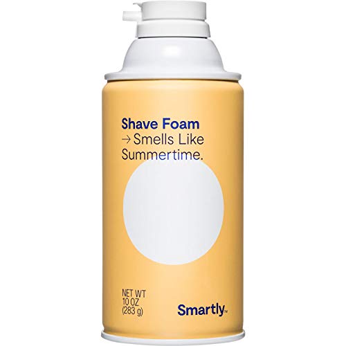 Пяна за бръснене с аромат на Smartly Summertime | Гъста, успокояваща пяна | Овлажнява и защитава | За всички типове кожа | Лек летен