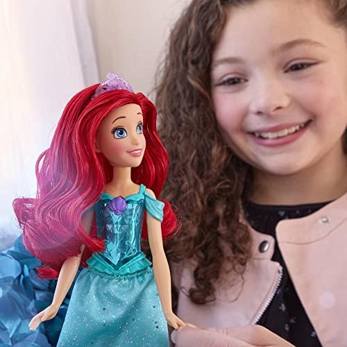 Кукла Disney Princess Royal Shimmer Ariel, Модна Кукла с Пола и Аксесоари, Играчки за деца на възраст от 3 години и по-възрастни