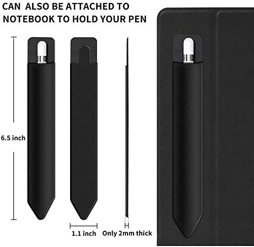 Калъф за стилуса BoxWave, който е съвместим с Samsung Galaxy Tab 4 Nook (Калъф за стилуса от BoxWave) - Преносим калъф за стилуса, Преносим самоклеящийся стойка за Samsung Galaxy Tab 4 Nook - Черно