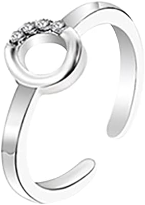 2023 Нов Пръстен с Пълна диамантен пръстен и Цирконием за Жени, Модни Бижута, Популярни Аксесоари, Устни Пръстен (T, Един Размер)