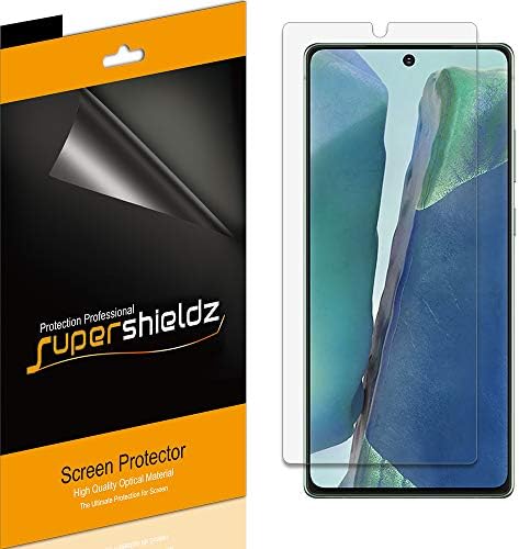 (6 опаковки) Supershieldz е Предназначен за Samsung Galaxy Note 20 5G Защитно фолио за екрана, прозрачен филм с висока разделителна