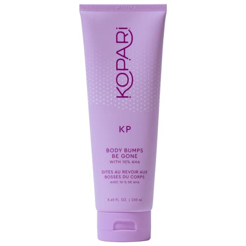 Ексфолиращ скраб за тяло Kopari KP Body Удари Be Gone с 10% AHA за изглаждане на кожата, намаляване на нередностите, стесняване на порите, за осветление, Меко ексфолиране и се из?