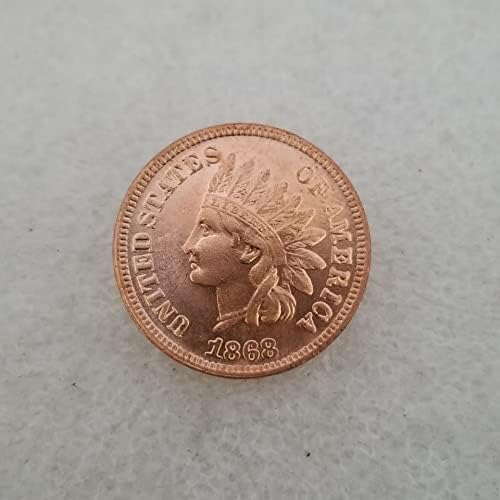 QINGFENG Старинни Занаяти Американски 1868 1 Монета Сребърен Долар Сребърен през Цялата Колекция на Външната Търговия
