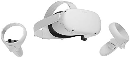 Най-новите слушалки на виртуална реалност Oculus Quest 2 с капацитет 256 GB за почивка - Разширен комплект калъфи за слушалки виртуална реалност Всичко в едно, бял