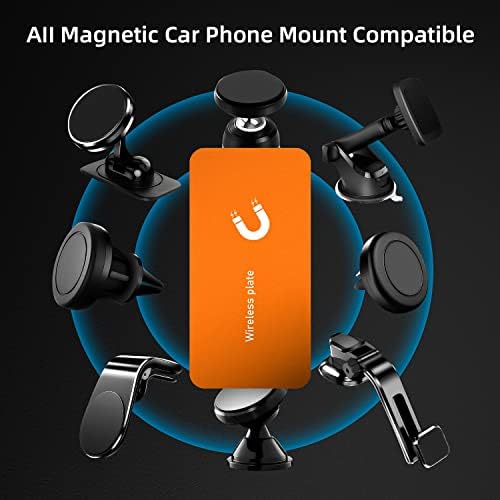 Метална плоча sumi-tap за магнитно закрепване на автомобилния 4 бр. Метална плоча минималистичного дизайн с лепило от 3 М,
