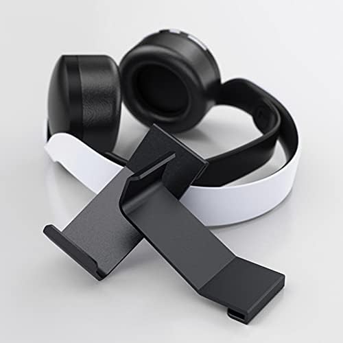 Държач за слушалки Xinying за слушалки Pulse 3D, детска стойка 2 в 1 за контролер PS5 DualSense, може да бъде инсталиран на конзолата