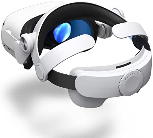 EKEMOND Обновен централен колан за Oculus Quest 2, смяна на каишка Comfort Elite за намаляване на налягането върху лицето, подобрена