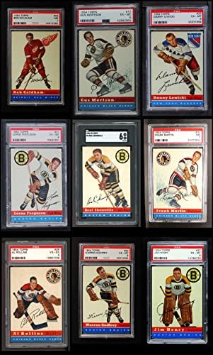 1954-55 Почти пълен комплект Topps Hockey - Premier (Хокей комплект) EX/MT