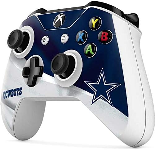 Игри кожата Skinit Decal, Съвместим с контролера на Xbox One S - Официално Лицензиран дизайн NFL Dallas Cowboys