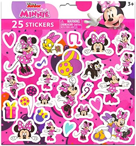 Чанта-портфейл за памперси Minnie Mouse - Комплект с Чанта-чанта за памперси Minnie, Дръжки Minnie Mouse, стикери и много Други