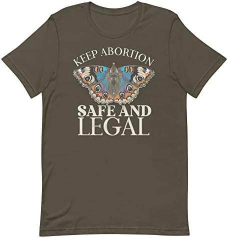 Съхранявайте аборт безопасни и законни Реколта реалистична пеперуда за правото на аборт