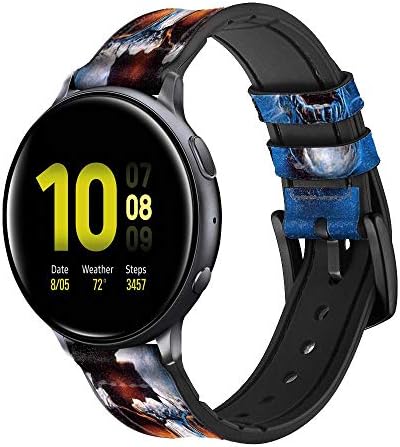 CA0169 на Кожата на черепа на Вампира и Силиконов Ремък за смарт часа на Samsung Galaxy Watch Watch3, Модели Gear S3 Gear S3 Frontier Gear S3 Класически размер (22 мм)