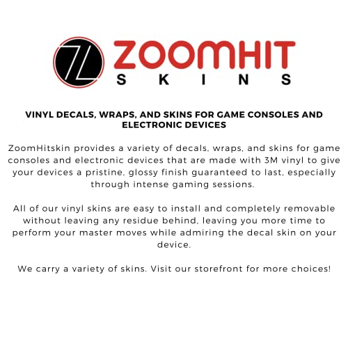 ZOOMHITSKINS PS4 Тънки кожи, Червен Вибро-Рок-Китара череп Cranium Evil Black Heavy Metal Dead Твърд, траен, без мехурчета и слуз, Набор от обложките от 2 кожи контролер и 1 обвивки на конзол?