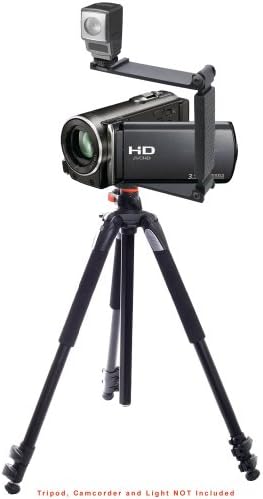 Алуминиев мини сгъваем скоба, съвместима с Sony Handycam HDR-SR10 (побира микрофони или светлина)