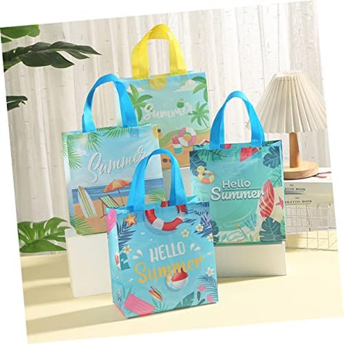 NOLITOY 16 Бр. Плажната Чанта За Пазаруване Тъкани Торби-Тоут Luau Вечерни Аксесоари Хавайски Тематична Чанта Hawaiian Goodie