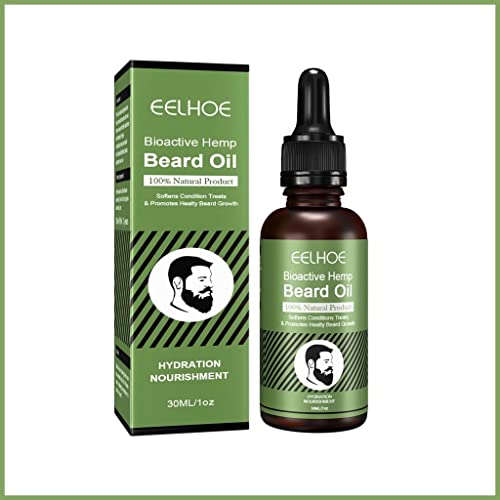 Натурална серум с масло за растеж на брада, естествено органично масло за растежа на косата, подобрява състоянието на космените фоликули, марка GBS brand: