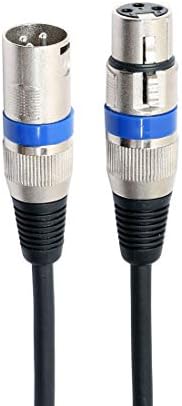 Takasei Barley 5 м 3-Пинов XLR конектор за микрофон XLR Female Екраниран кабел Микрофон аудио кабел.