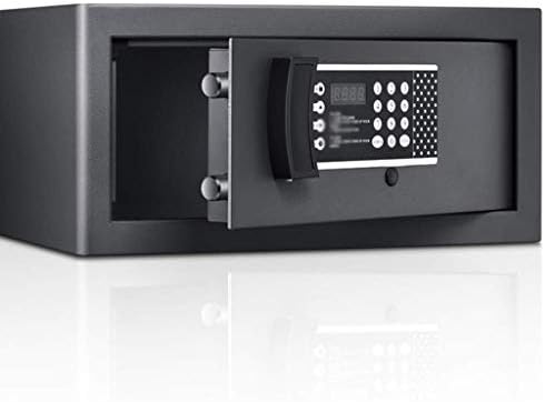 Сейфове RENSLAT белязана от ниско-профил от стомана, електронен сейф с парола, с цифрово заключване в една хотелска стил, черен