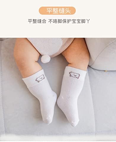 QandSweet Чорапи От Чист Памук За Новородени, Дебели Нескользящие Домашни Чорапи за Момчета и бебета