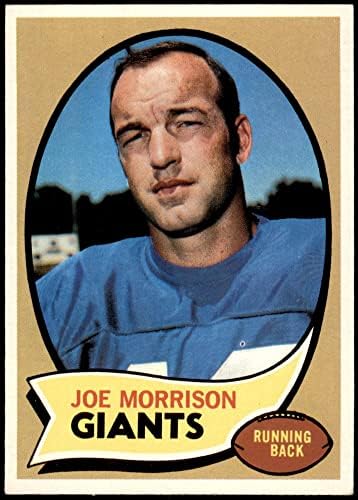 1970 Topps 105 Джо Морисън Ню Йорк Джайентс-FB (Футболна карта) EX/MT+ Джайентс-FB Синсинати