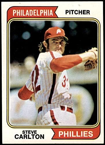1974 Topps 95 Стив Карлтън Филаделфия Филис (Бейзболна картичка) EX/MT Phillies