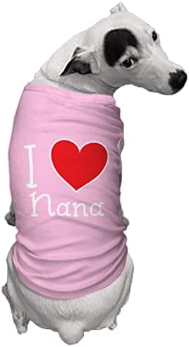 I Love My Nana - Тениска с това сладко кученце в формата на сърце (Chill, X-Small)