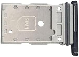 Тава за SIM-карти FainWan + Слот за притежателя на тавата за карти Micro SD Резервни Части за моделите Galaxy S22 5G SM-S901U (черен)
